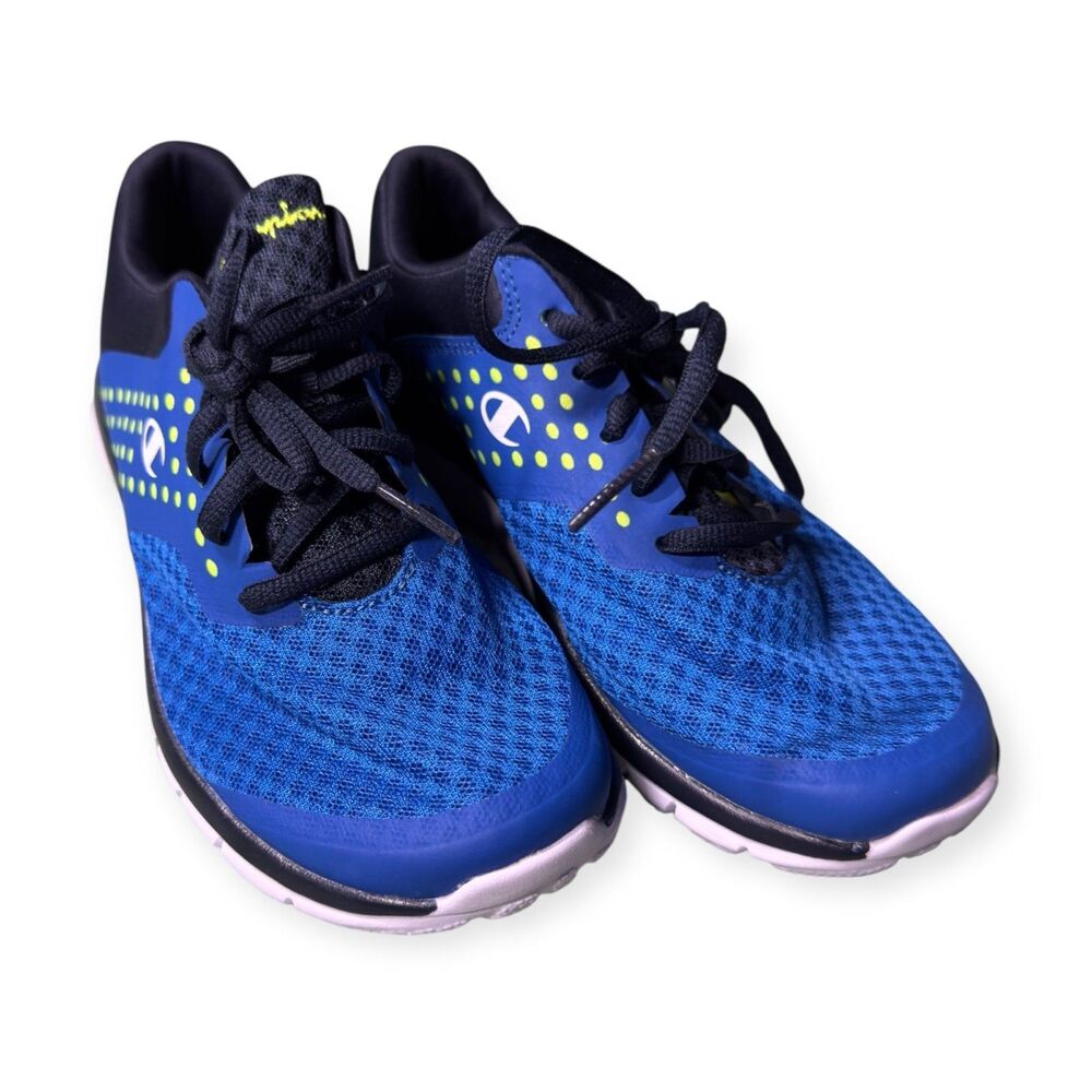 Champion Blue Running Sneakers Size 3 Youth Retro Running‎ Shoes